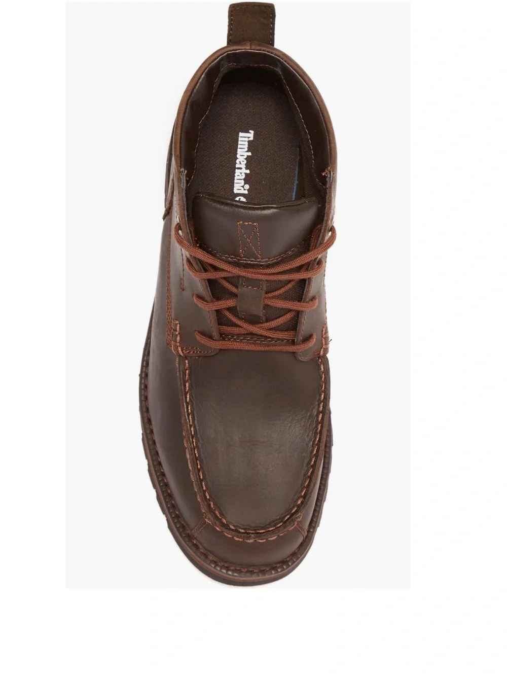 Timberland Grantly Leather Moc Toe Chukka Boot w Ortholite Brown Size 14 NWOT